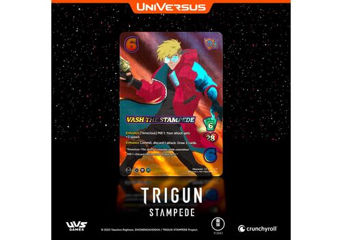 Karty do gry Universus CCG Challenger Series: Trigun Stampede (Deck) Wersja Angielska- Zdjęcie 2