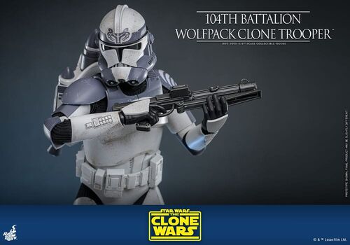 Figurka Star Wars: Wojny Klonów 1/6 - 104th Battalion Wolfpack Clone Trooper- Zdjęcie 10