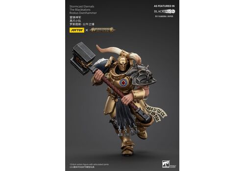 Figurka Warhammer Age of Sigmar 1/18 - Stormcast Eternals The Blacktalons Rostus Oxenhammer- Zdjęcie 3