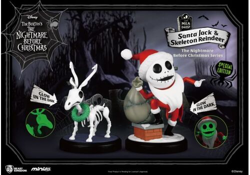 Zestaw 2 figurek Miasteczko Halloween Mini Egg Attack - Santa Jack & Skeleton Reindeer