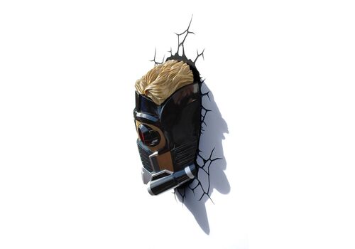 Lampka 3D LED Marvel Strażnicy Galaktyki - Maska Star-Lord- Zdjęcie 5
