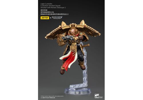 Figurka Warhammer Herezja Horusa 1/18 - Legio Custodes Custodian Venatari Squad Venatari with Kenetic Destroyer 2- Zdjęcie 8