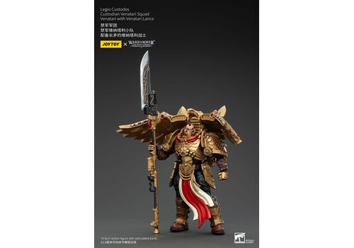 Figurka Warhammer Herezja Horusa 1/18 - Legio Custodes Custodian Venatari Squad Venatari with Venatari Lance- Zdjęcie 2
