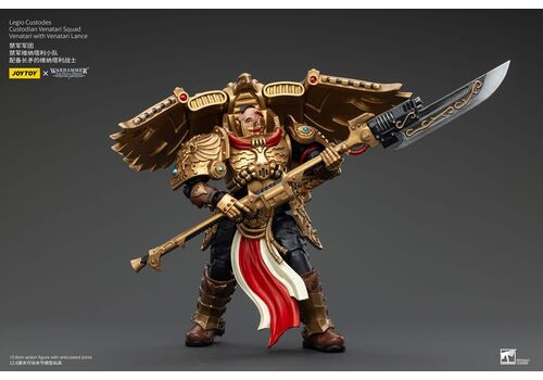 Figurka Warhammer Herezja Horusa 1/18 - Legio Custodes Custodian Venatari Squad Venatari with Venatari Lance- Zdjęcie 5