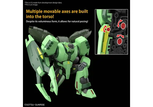 Model figurki GUNDAM HGUC 1/144 - PMX-002 Bolinoak-Sammahn- Zdjęcie 5