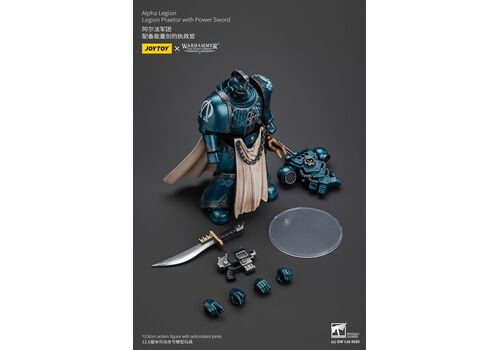 Figurka Warhammer Herezja Horusa 1/18 - Alpha Legion Praetor with Power Sword- Zdjęcie 9