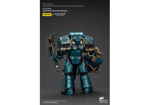 Figurka Warhammer Herezja Horusa 1/18 - Alpha Legion Lernaean Terminator with Conversion Beam Cannon- Zdjęcie 4