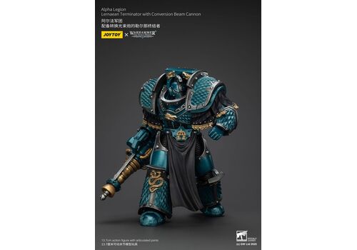 Figurka Warhammer Herezja Horusa 1/18 - Alpha Legion Lernaean Terminator with Conversion Beam Cannon- Zdjęcie 8