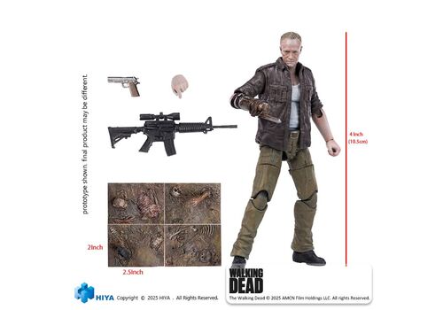 Figurka The Walking Dead Exquisite Mini 1/18 - Merle Dixon- Zdjęcie 11