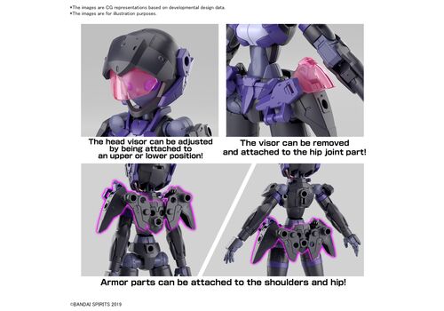 Model figurki 30MM 1/144 - EXM-H15E Acerby (Type-E)- Zdjęcie 5