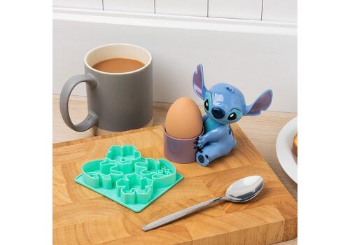 Zestaw: podstawka pod jajko + forma do tostów Disney - Stitch- Zdjęcie 2
