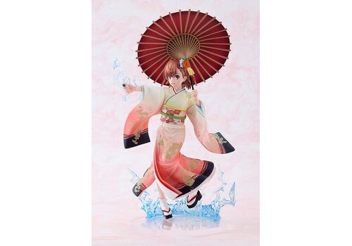 Figurka A Certain Scientific Railgun T KDcolle 1/7 - Mikoto Misaka (Furisode Kimono Ver.)- Zdjęcie 5
