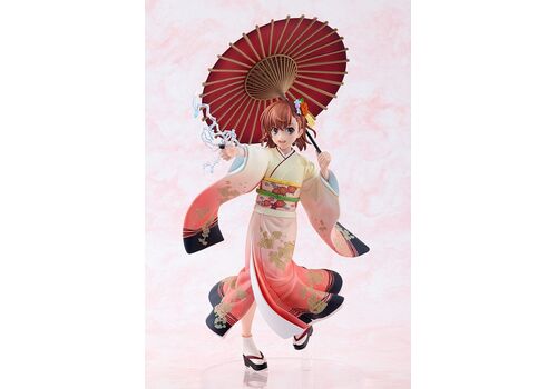 Figurka A Certain Scientific Railgun T KDcolle 1/7 - Mikoto Misaka (Furisode Kimono Ver.)- Zdjęcie 6
