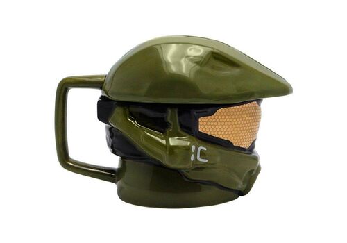 Kubek ceramiczny z pokrywką Halo 3D - Master Chief (300 ml)- Zdjęcie 2