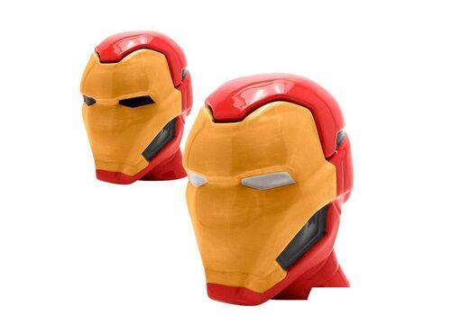 Kubek ceramiczny z pokrywką Marvel - Iron Man (450 ml)