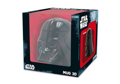 Kubek ceramiczny z pokrywką Star Wars 3D - Darth Vader (350 ml)- Zdjęcie 4