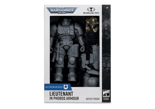 Figurka Warhammer 40k - Ultramarines Lieutenant in Phobos Armor (Artist Proof)- Zdjęcie 7