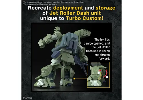 Model figurki Armored Trooper Votoms HG - ATM-09-STTC Scopedog Turbo Custom- Zdjęcie 3