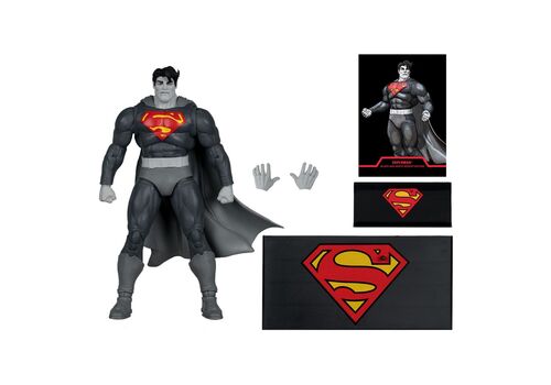 Figurka DC Multiverse (The Dark Knight Returns) Limited Edition - Superman (Black & White Accent Edition) (Gold Label)- Zdjęcie 6