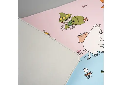 Podkładka pod mysz z ekoskóry dla graczy XL - Muminki- Zdjęcie 3