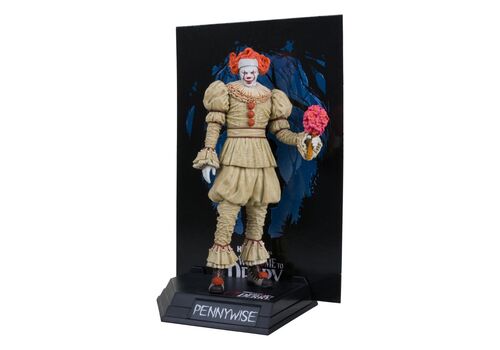 Figurka It: Welcome to Derry Movie Maniacs - Pennywise (Flashback) (Gold Label)- Zdjęcie 2