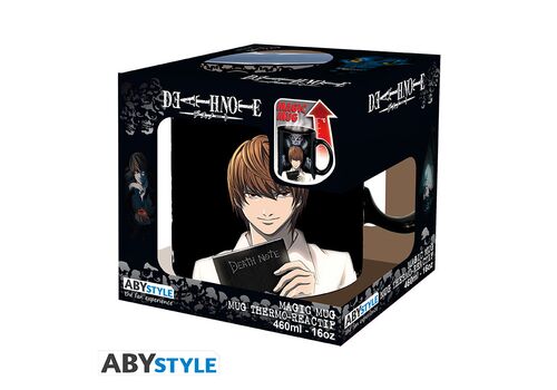 Duży kubek zmieniający kolor Death Note - Kira & L (460 ml)- Zdjęcie 4