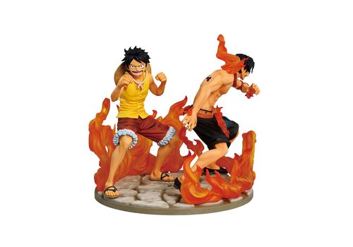 Figurka One Piece Revible Moment Ichibansho - Ace & Luffy (Dramatic Memories)- Zdjęcie 2