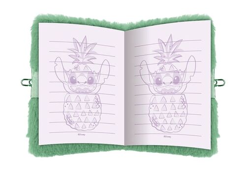 Pluszowy notatnik z długopisem Disney Stitch- Zdjęcie 2