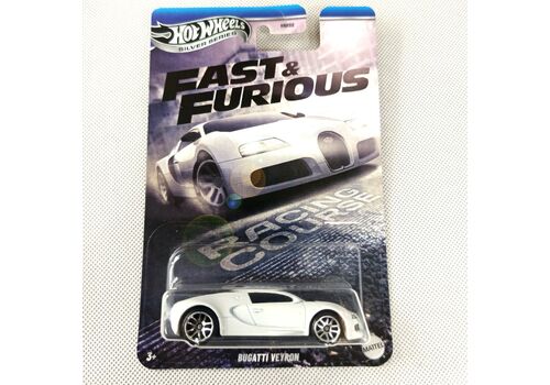 Model pojazdu Hot Wheels Silver Series 1/64 - Bugatti Veyron (Szybcy i Wściekli) (JBY43)