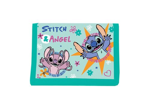 Zestaw portfel z brelokiem Stitch & Angel- Zdjęcie 2