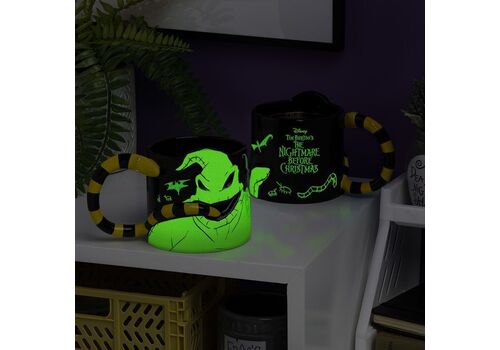 Kubek świecący w ciemności Miasteczko Halloween - Oogie Boogie (300 ml)- Zdjęcie 4