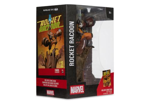 Figurka z komiksem Marvel 1/6 - Rocket Racoon (Rocket Racoon: A Chasing Tale #1)- Zdjęcie 9