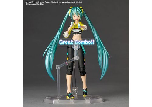 Figurka Vocaloid Revoltech Amazing Yamaguchi - Hatsune Miku Fit Boxing Ver.- Zdjęcie 10
