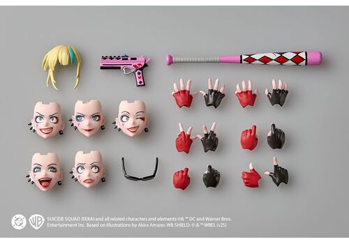 Figurka Suicide Squad Isekai Revoltech Amazing Yamaguchi - Harley Quinn- Zdjęcie 13