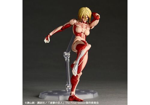 Figurka Attack on Titan Revoltech Amazing Yamaguchi - Female Titan- Zdjęcie 3