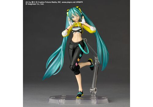 Figurka Vocaloid Revoltech Amazing Yamaguchi - Hatsune Miku Fit Boxing Ver.- Zdjęcie 5