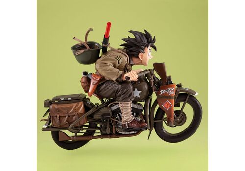 Figurka Dragon Ball Z Desktop Real McCoy 05 - Son Goku & Bike- Zdjęcie 2