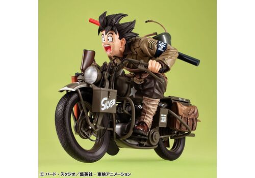 Figurka Dragon Ball Z Desktop Real McCoy 05 - Son Goku & Bike- Zdjęcie 4