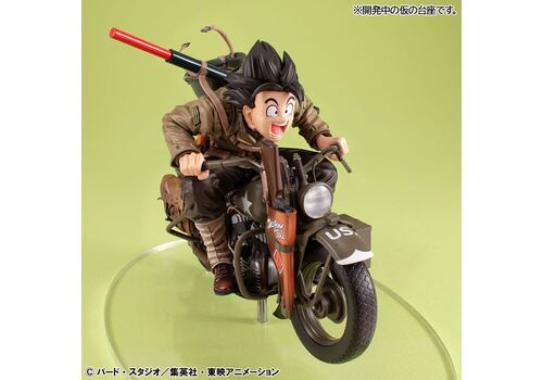 Figurka Dragon Ball Z Desktop Real McCoy 05 - Son Goku & Bike- Zdjęcie 5