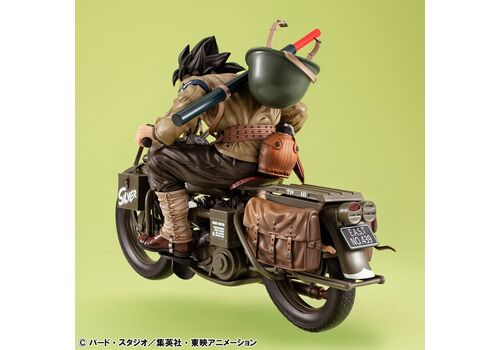 Figurka Dragon Ball Z Desktop Real McCoy 05 - Son Goku & Bike- Zdjęcie 6