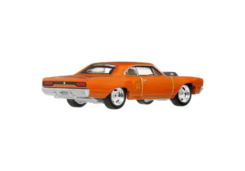 Model pojazdu Hot Wheels Premium 1/64 - 1970 Custom Plymouth Roadrunner (Szybcy i Wściekli) (JBL87)- Zdjęcie 4