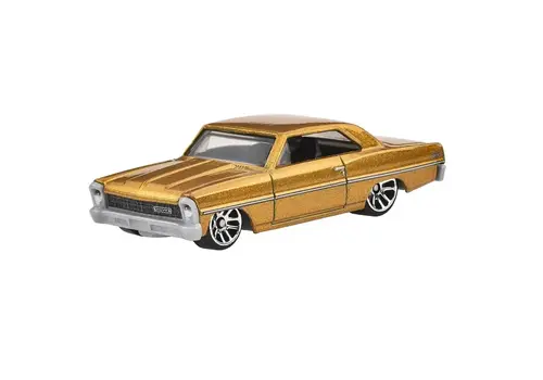 Model pojazdu Hot Wheels Silver Series 1/64 - 1966 Chevy Nova (Szybcy i Wściekli) (JBY42)- Zdjęcie 3