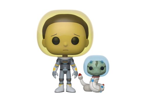Figurka Rick and Morty POP! - Space Suit Morty with Snake