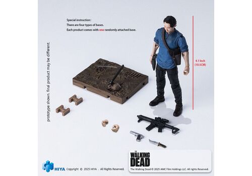 Figurka The Walking Dead Exquisite Mini 1/18 - Glenn- Zdjęcie 4