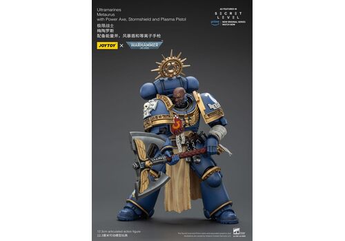 Figurka Warhammer 40k 1/18 - Ultramarines Metaurus with Power Axe, Stormshield and Plasma Pistol- Zdjęcie 7