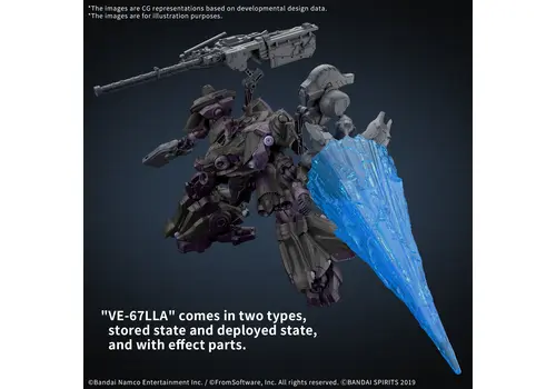 Figurka do złożenia Armored Core VI 30MM - Arquebus ADD VE-40A Open Faith / V.II Snail- Zdjęcie 3