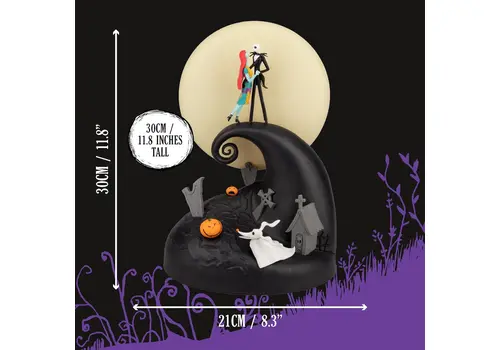 Lampka Diorama Miasteczko Halloween- Zdjęcie 5