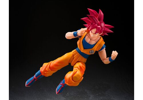 Figurka Dragon Ball Super S.H. Figuarts - SSJG Son Goku (God Aura)- Zdjęcie 5