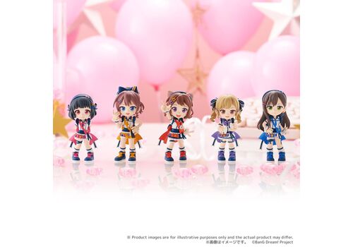 Zestaw 6 mini figurek BanG Dream! Poppin'Party PalVerse- Zdjęcie 2