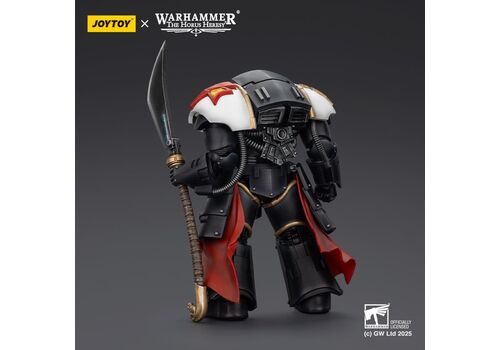 Figurka Warhammer Herezja Horusa 1/18 - White Scars Ebon Keshig Terminator 1 with Power Glaive- Zdjęcie 3